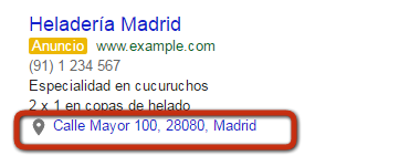 Location extensions