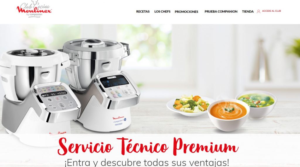 Web de Moulinex Web de Moulinex